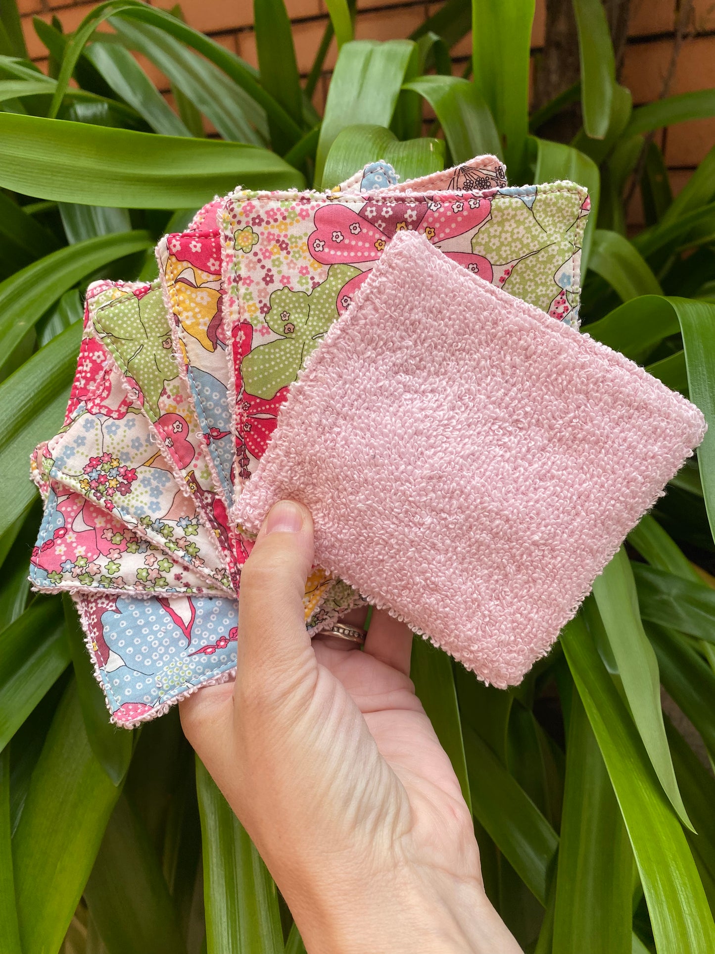 Toallitas desmaquillantes Reutilizables Mauvey Pink