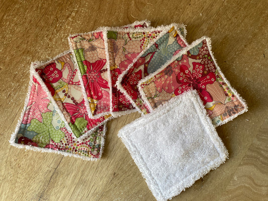 Toallitas desmaquillantes Reutilizables Mauvey Pink