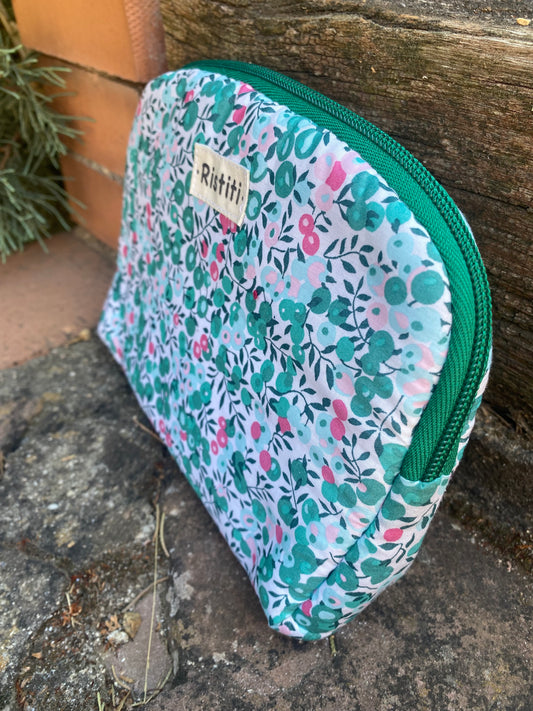 Neceser media luna Wiltshire Turquesa Rosa