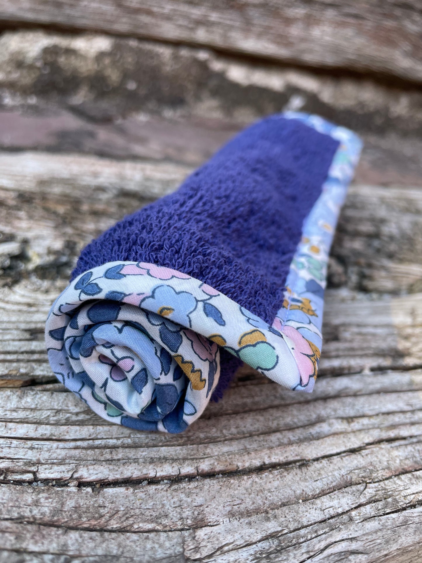 Toalla de cara azul Betsy Denim