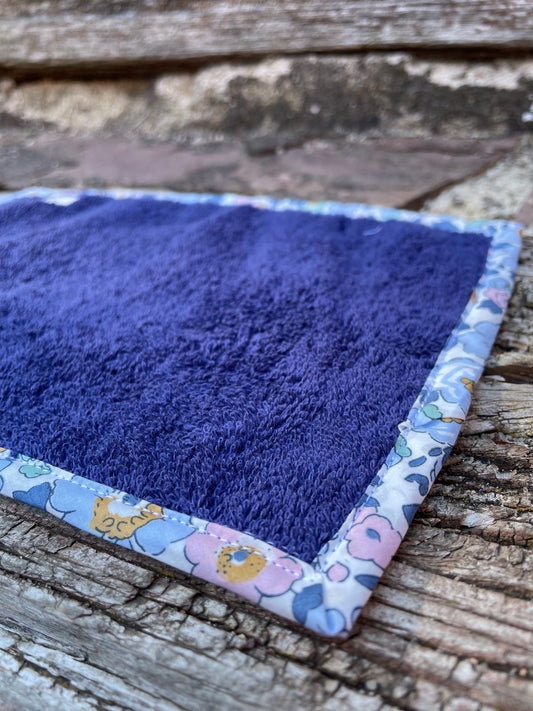 Toalla de cara azul Betsy Denim