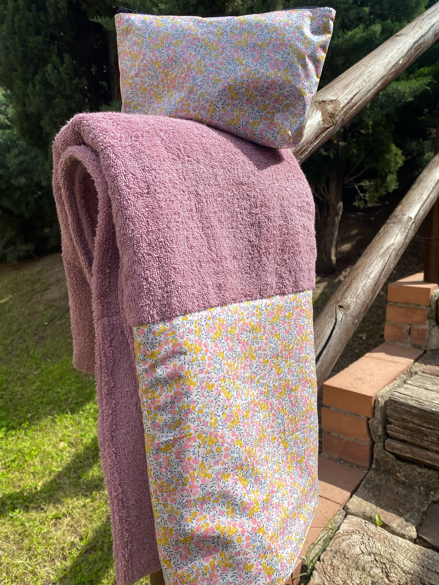 Pack Summer Wiltshire Mini Pink - Toalla + Neceser plastificado
