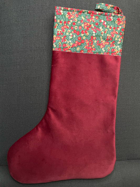 Botita decorativas granate