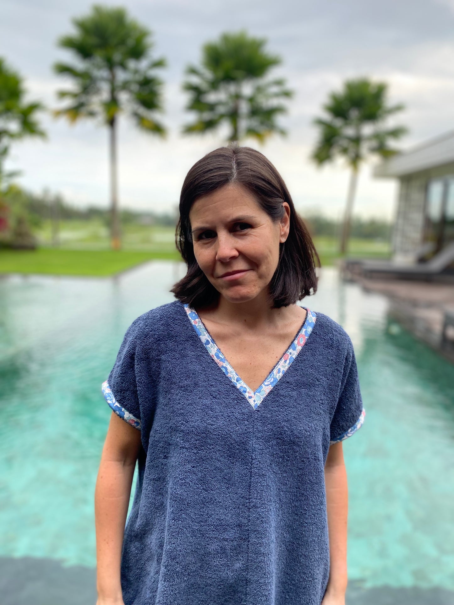 Vestido Toalla Ristiti verde turquesa