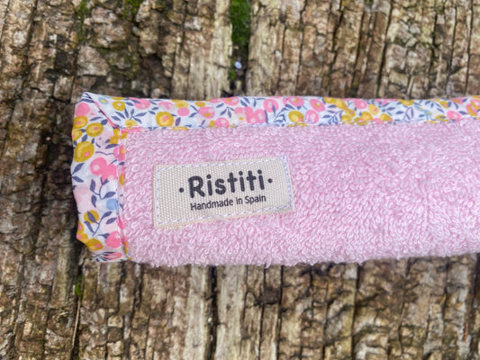 Toalla de cara rosa claro con Wiltshire mini pink