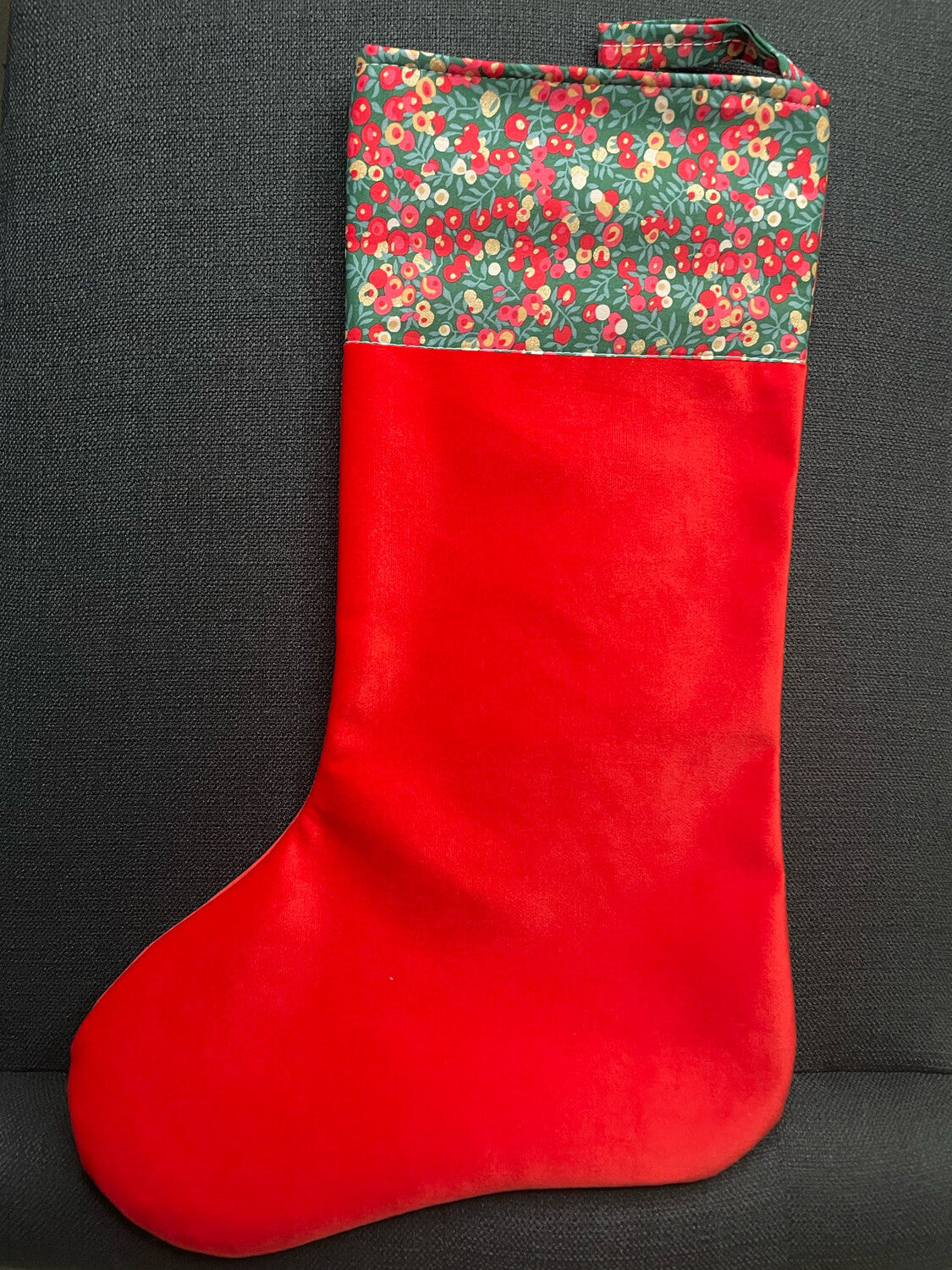 Botita decorativa roja