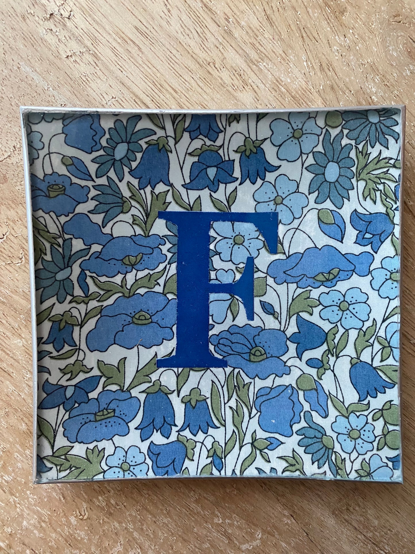 Plato 10x10 Poppy Blue “F”