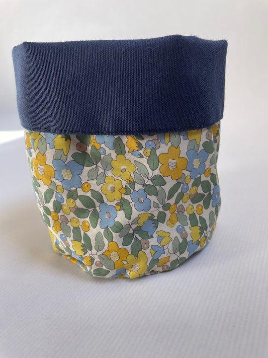 Cestita tela baño Betsy Yellow