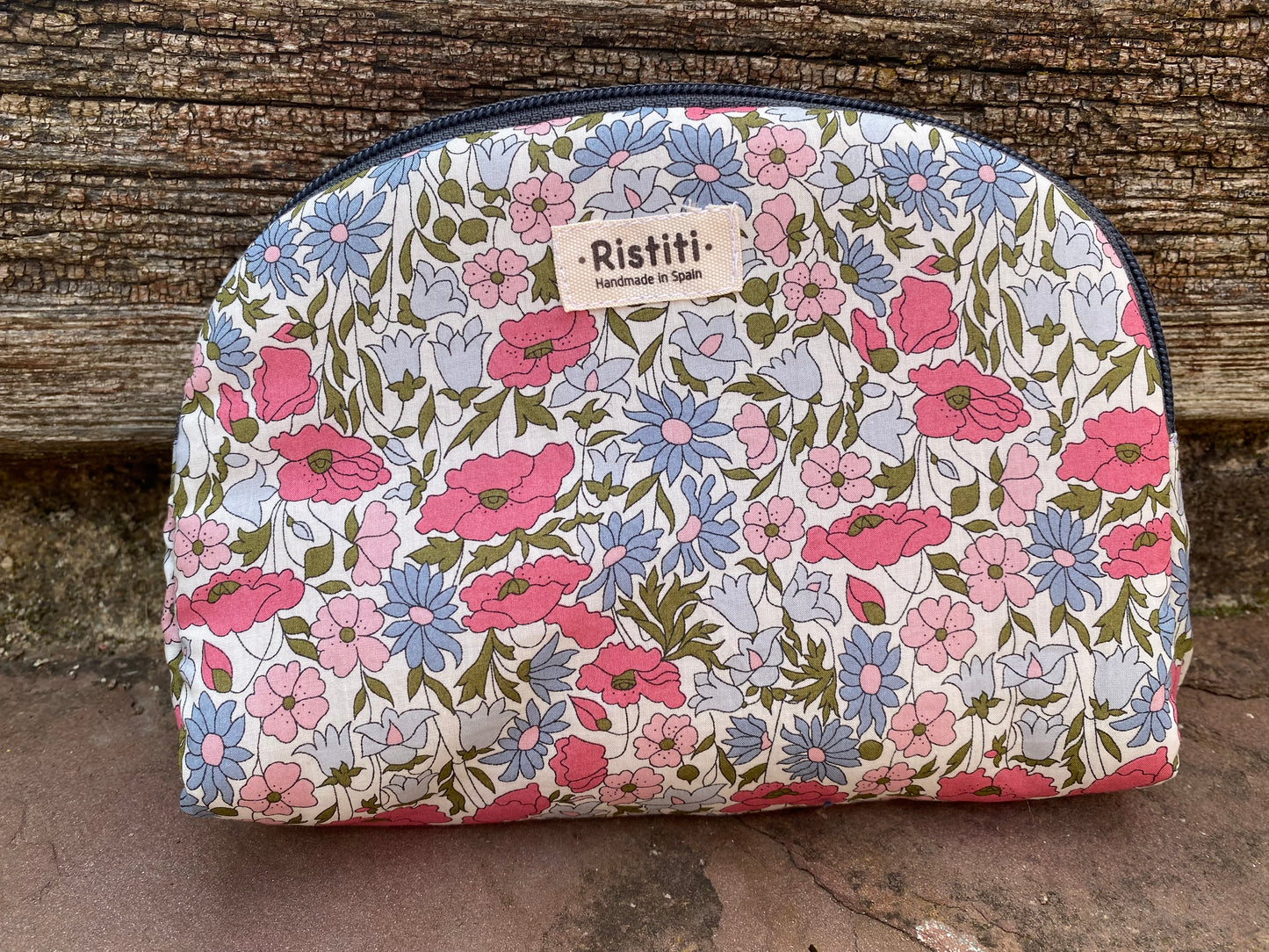 Neceser media luna Poppy Pink