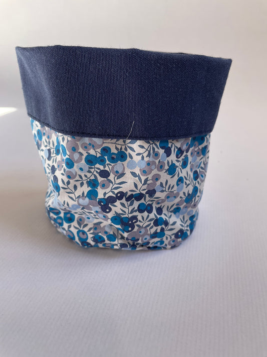 Cestita tela baño Wiltshire Blue