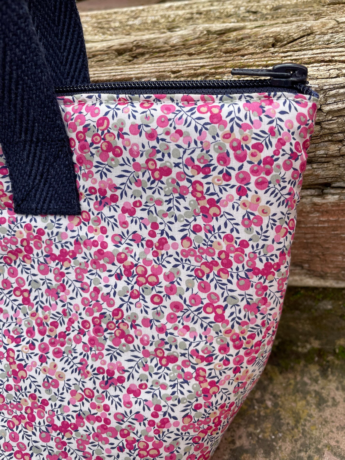 Bolso Manhattan Acolchado Liso Wiltshire Cherry Pink