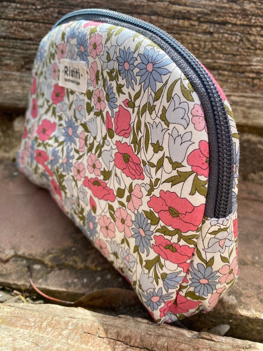 Neceser media luna Poppy Pink