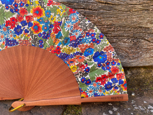 Abanico Margaret Blue