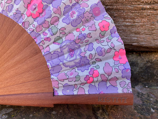 Abanico Mini Betsy Morado