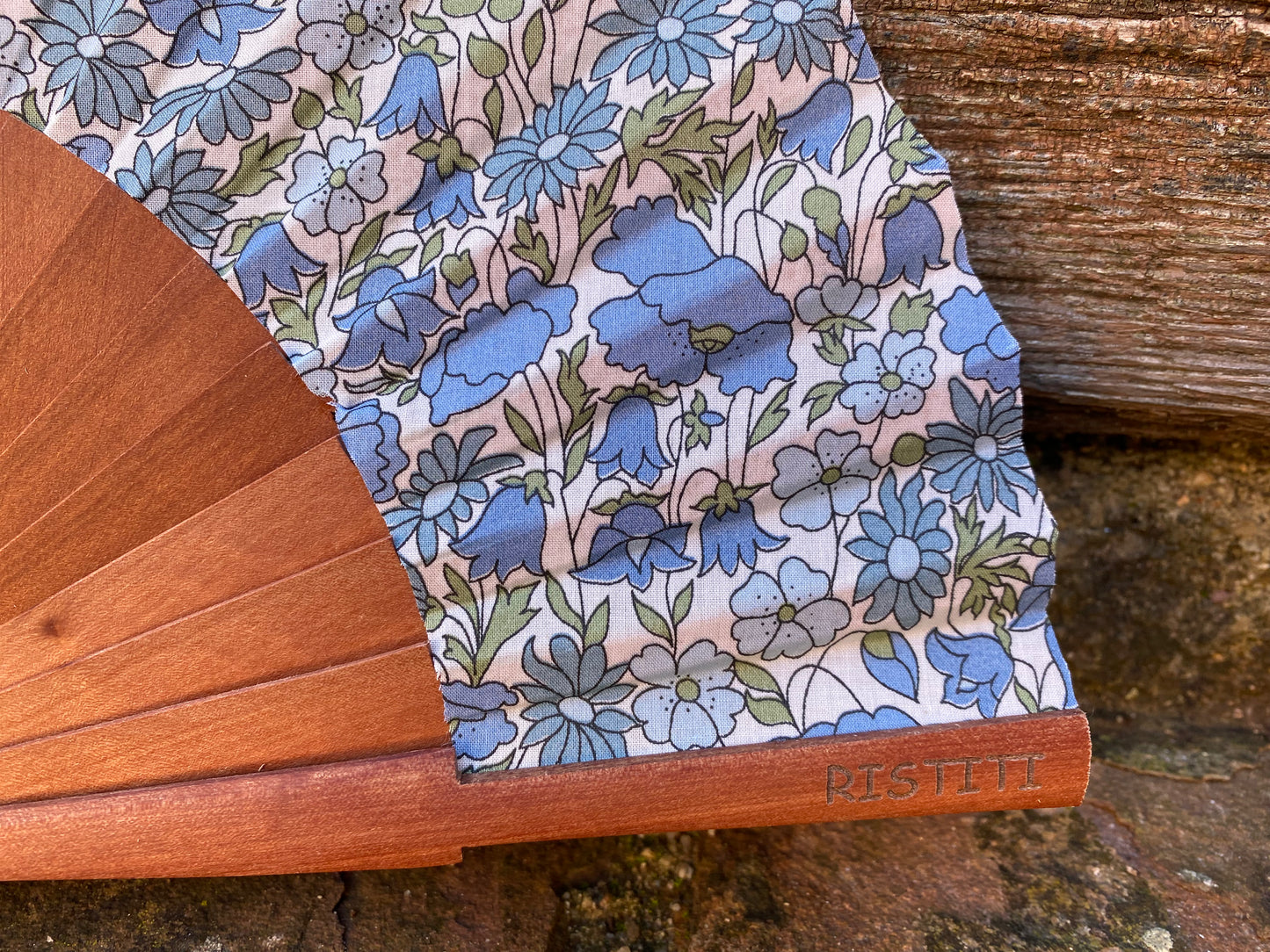 Abanico Mini Poppy Blue