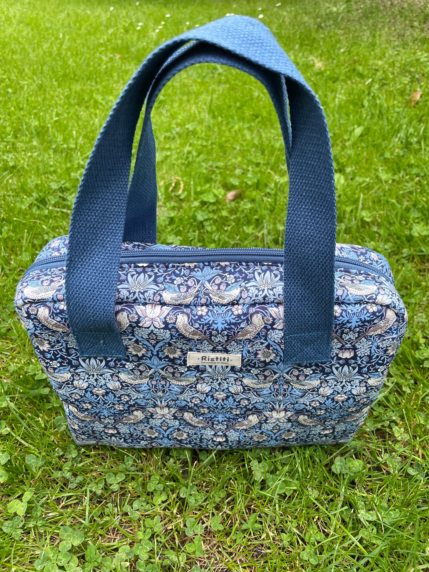 Bolso Multiusos Burdeos Garden Blue